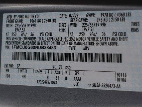 Used 2022 Ford Escape SE w/ SE Sport Appearance Package image 46