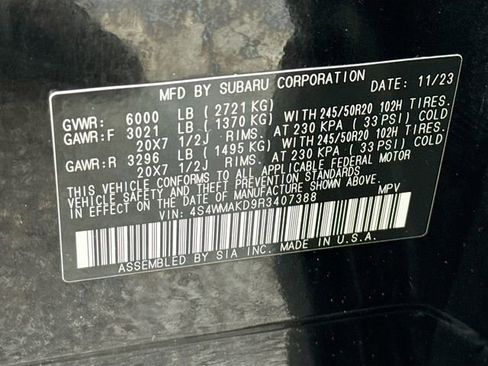 Used 2024 Subaru Ascent Onyx Edition Limited image 37