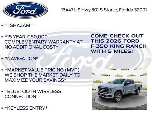 New 2026 Ford F350 King Ranch AWD/4WD image 5
