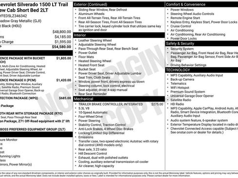 Used 2020 Chevrolet Silverado 1500 LT Trail Boss AWD/4WD image 11