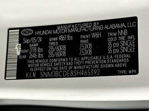 Used 2025 Hyundai Tucson SEL AWD/4WD image 12
