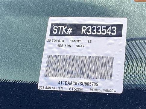 Certified 2025 Toyota Camry LE FWD image 37