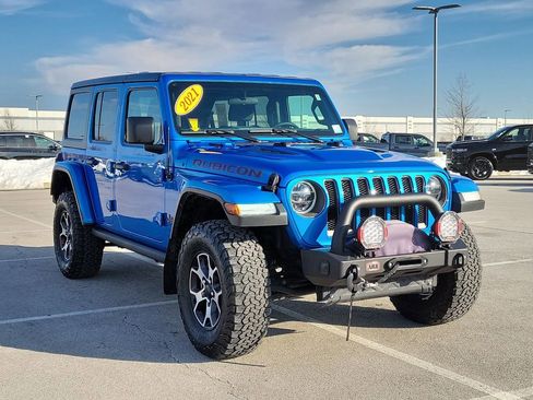 Used 2021 Jeep Wrangler Unlimited Rubicon w/ LED Lighting Group image 3