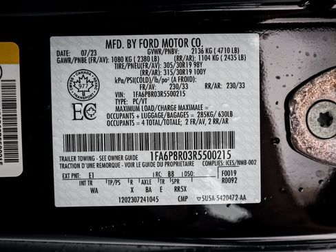 Used 2024 Ford Mustang Dark Horse w/ Dark Horse Handlin Package RWD image 34