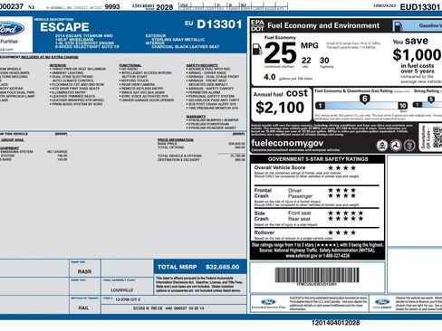 Used 2014 Ford Escape Titanium image 27