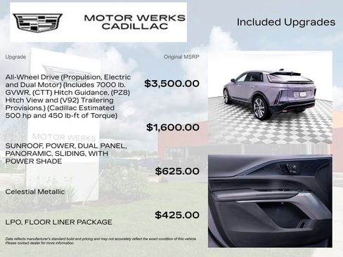 Certified 2025 Cadillac Lyriq Luxury w/ LPO, Floor Liner Package AWD/4WD image 8