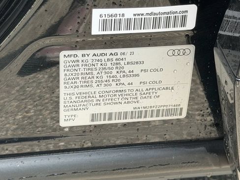 Certified 2023 Audi Q4 e-tron Prestige w/ Black Optic Package AWD/4WD image 32