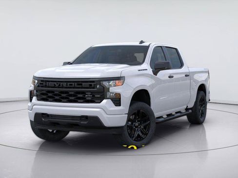 New 2026 Chevrolet Silverado 1500 Custom w/ Turbomax Blackout Package AWD/4WD image 8