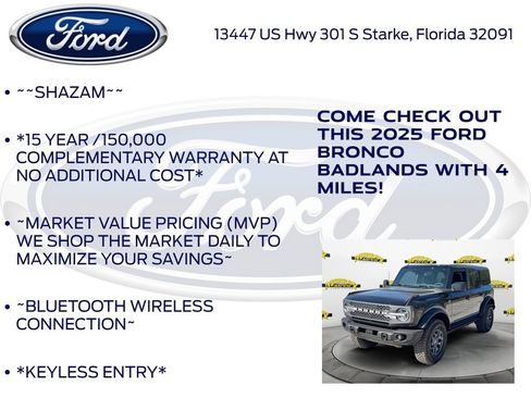 New 2025 Ford Bronco Badlands image 5