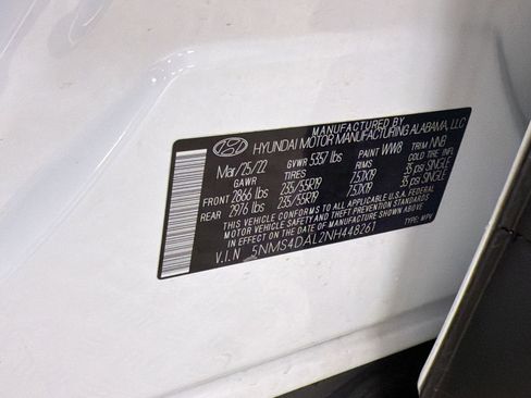 Used 2022 Hyundai Santa Fe Limited w/ Cargo Package AWD/4WD image 19