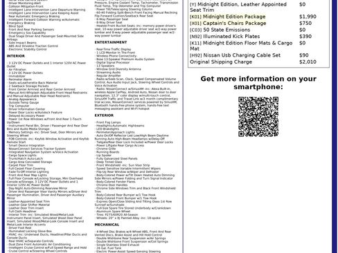 Used 2023 Nissan Armada SL w/ Midnight Edition Package image 14