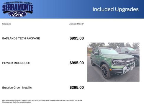 Used 2025 Ford Bronco Sport Badlands w/ Badlands Tech Package AWD/4WD image 20