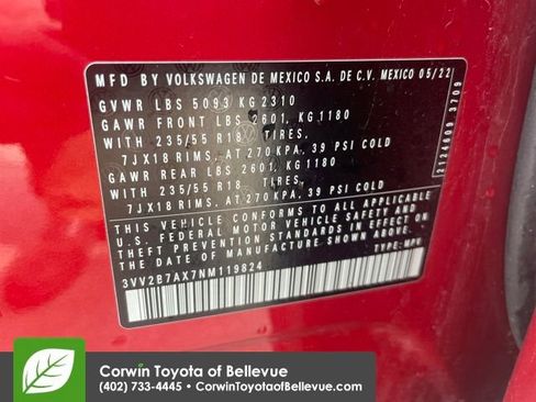 Used 2022 Volkswagen Tiguan SE image 28