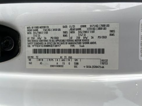 Used 2021 Ford F150 XL w/ Equipment Group 101A High RWD image 31