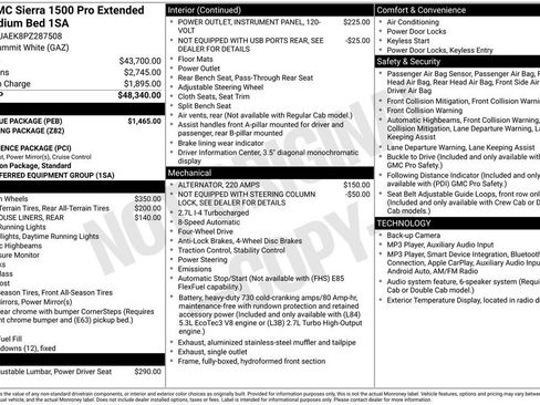 Used 2023 GMC Sierra 1500 Pro w/ Pro Value Package AWD/4WD image 21