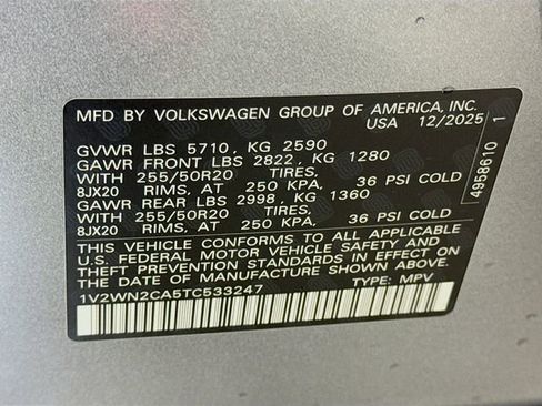 New 2026 Volkswagen Atlas SE image 20