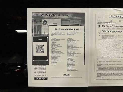 Used 2016 Honda Pilot EX-L image 13