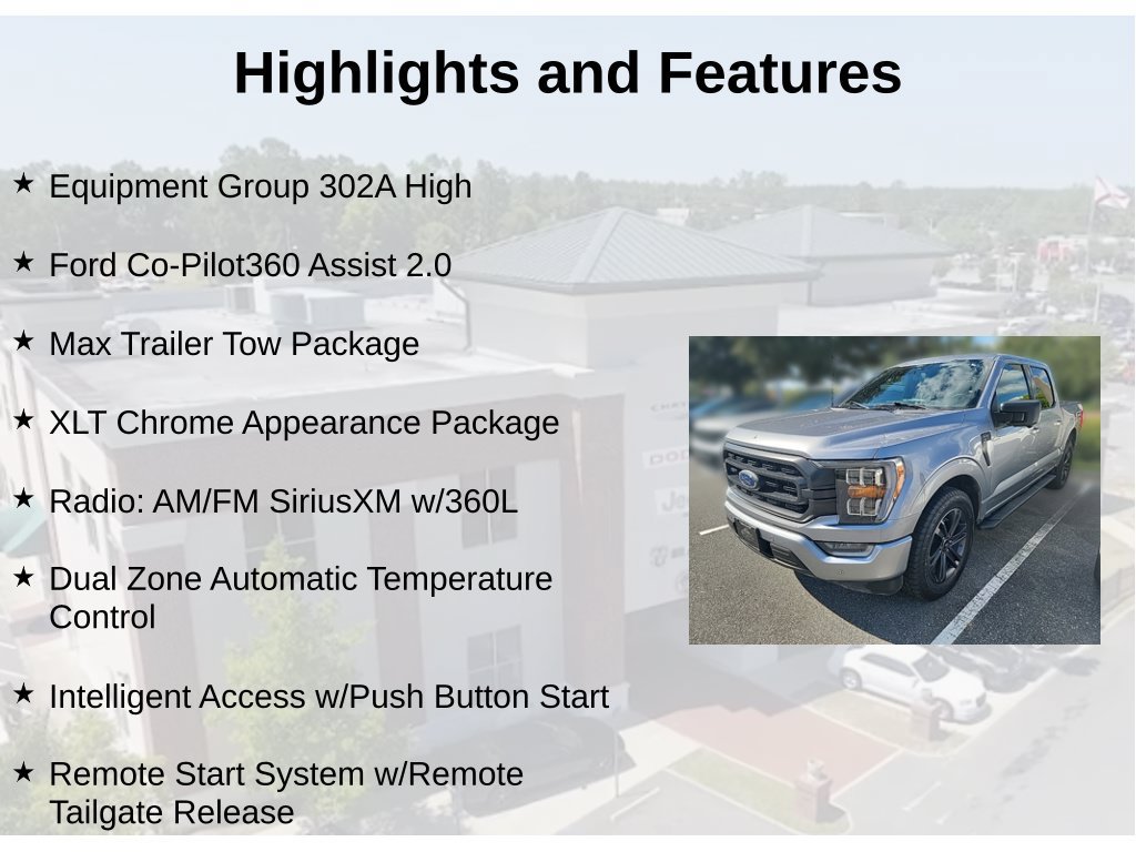 Used 2021 Ford F150 XLT w/ Equipment Group 302A High RWD image 2