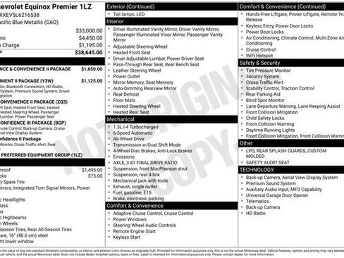 Certified 2020 Chevrolet Equinox Premier AWD/4WD image 38