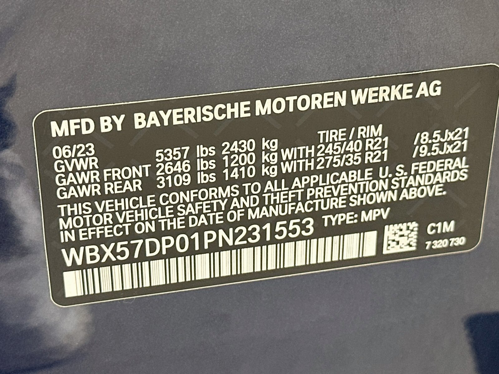 Used 2023 BMW X3 xDrive30i w/ M Sport Package AWD/4WD image 50