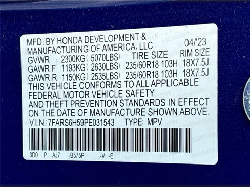 Certified 2023 Honda CR-V Sport image 36