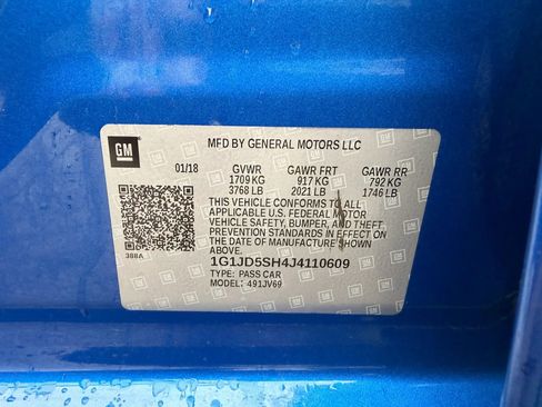 Used 2018 Chevrolet Sonic LT FWD image 45