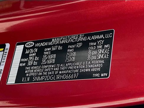 Certified 2024 Hyundai Santa Fe SEL image 16