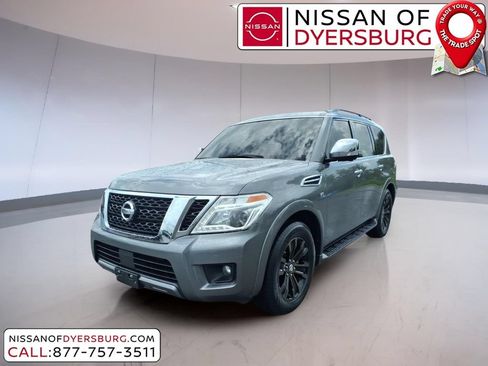 Used 2019 Nissan Armada Platinum w/ Captain's Chairs Package RWD image 7