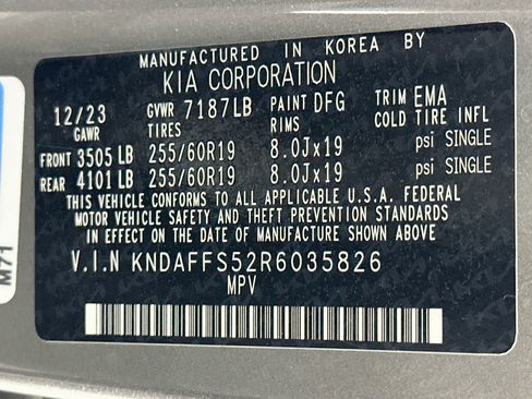 Used 2024 Kia EV9 Wind AWD/4WD image 12