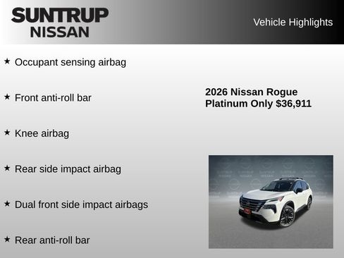 Used 2026 Nissan Rogue Platinum w/ Platinum Premium Package AWD/4WD image 31