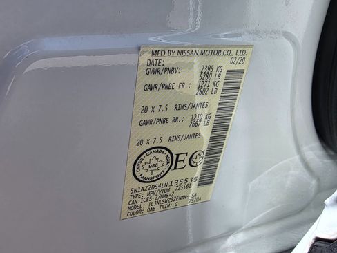 Used 2020 Nissan Murano Platinum image 34