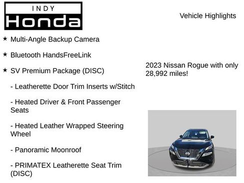 Used 2023 Nissan Rogue SV w/ SV Premium Package AWD/4WD image 8