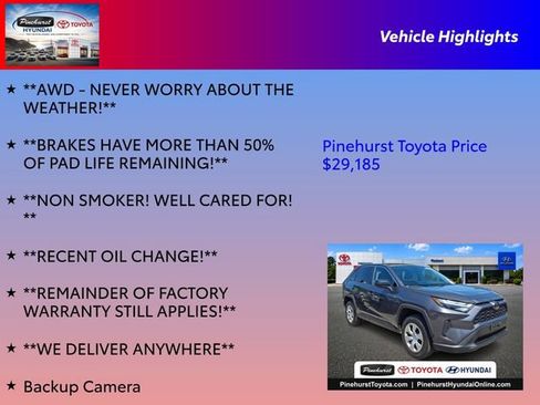 Used 2025 Toyota RAV4 LE AWD/4WD image 26