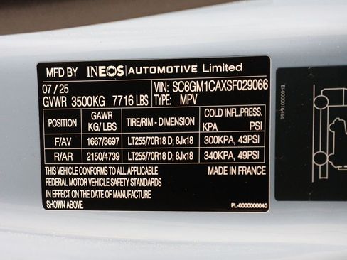 New 2025 INEOS Grenadier Fieldmaster Edition image 22