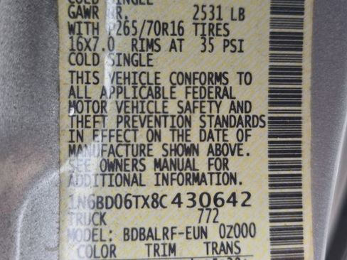 Used 2008 Nissan Frontier SE w/ Power Pkg RWD image 13