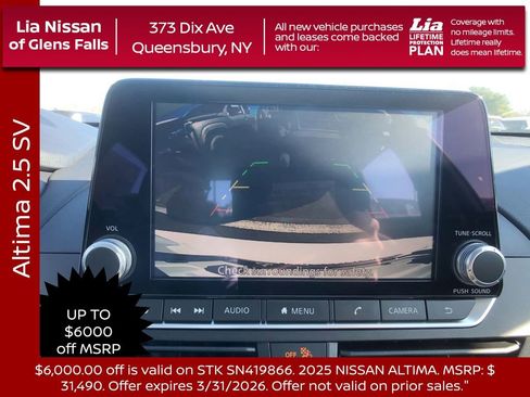 New 2025 Nissan Altima 2.5 SV image 18