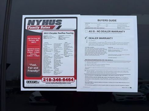 Used 2022 Chrysler Pacifica Touring AWD/4WD image 54
