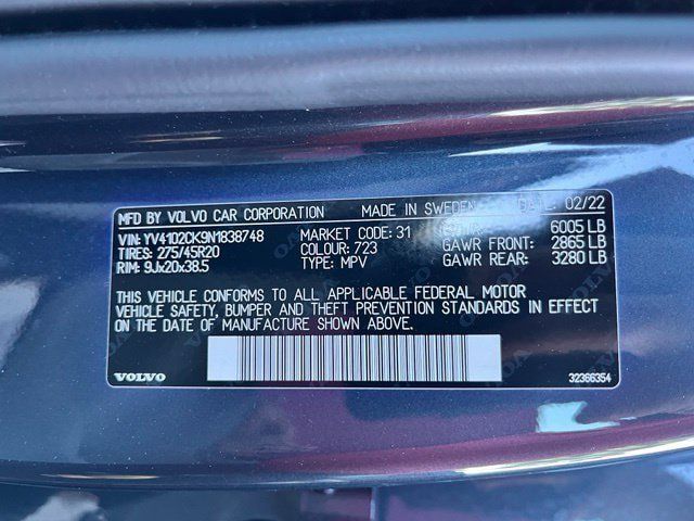 Used 2022 Volvo XC90 T5 Momentum w/ Climate Package FWD image 15