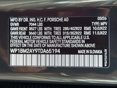 New 2026 Porsche Cayenne Turbo AWD/4WD image 38