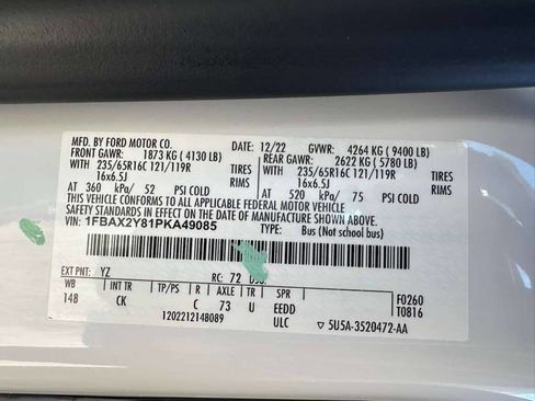 Used 2023 Ford Transit 350 XLT image 29