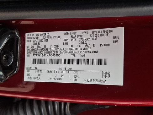 Used 2019 Ford F150 XLT w/ Equipment Group 302A Luxury AWD/4WD image 29