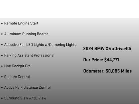 Used 2024 BMW X5 xDrive40i w/ Premium Package AWD/4WD image 25