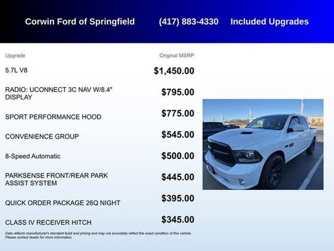 Used 2017 RAM 1500 Sport w/ Convenience Group image 5