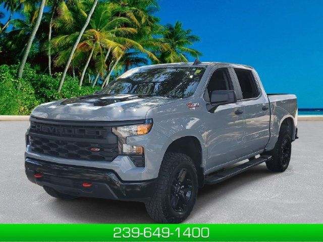 Certified 2024 Chevrolet Silverado 1500 Custom Trail Boss AWD/4WD image 1