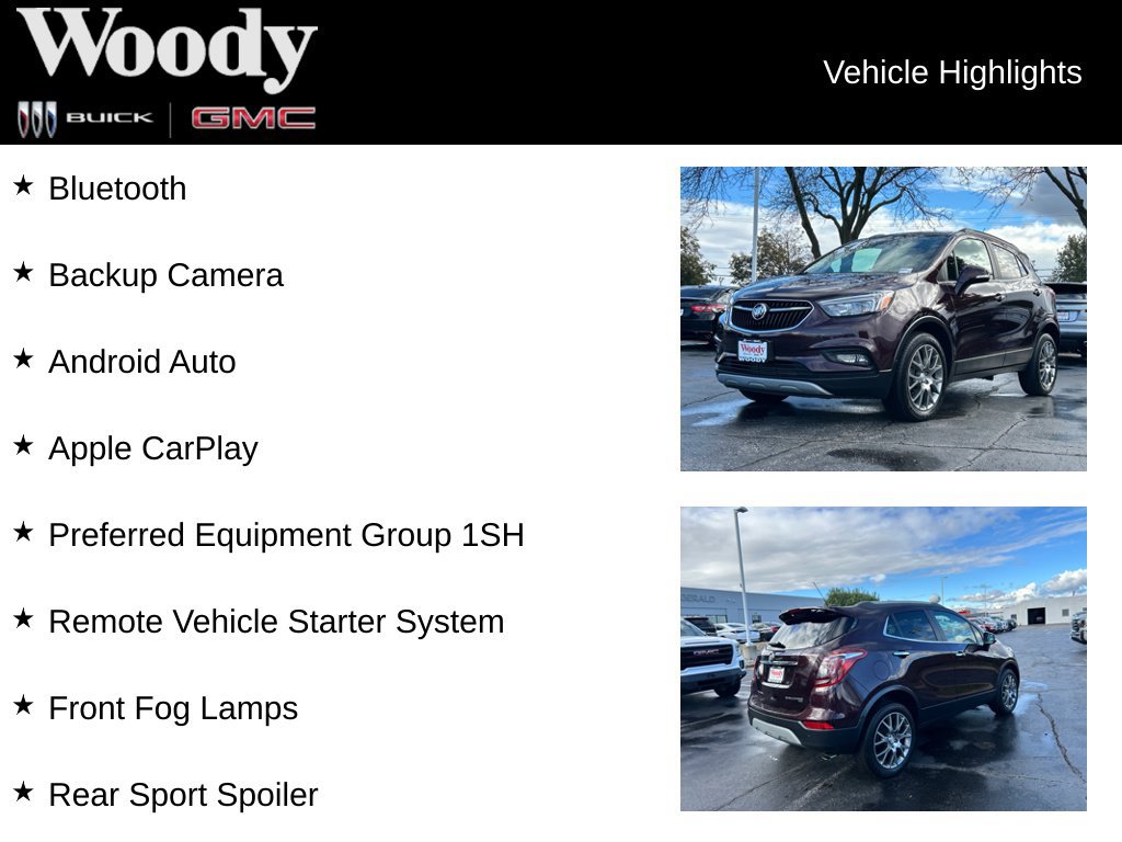Certified 2017 Buick Encore Sport Touring AWD/4WD image 3
