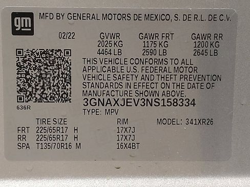 Used 2022 Chevrolet Equinox LT w/ Driver Convenience Package FWD image 33