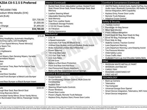Certified 2025 MAZDA CX-5 AWD 2.5 S w/ Preferred Package image 12