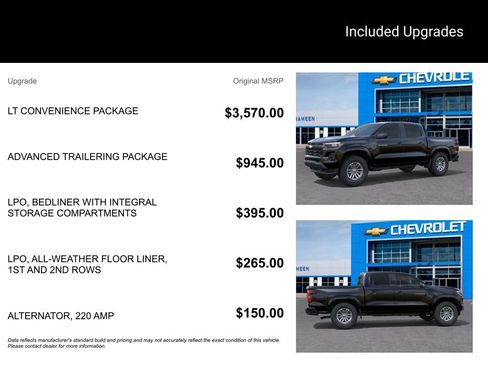 New 2026 Chevrolet Colorado LT w/ LT Convenience Package AWD/4WD image 5