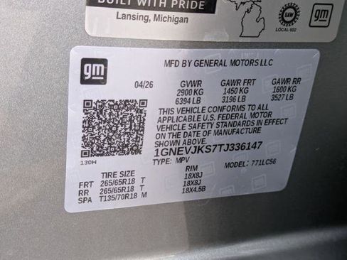New 2026 Chevrolet Traverse Z71 w/ Driver Confidence Package AWD/4WD image 36