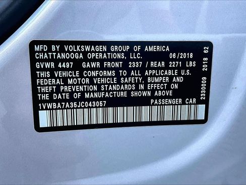 Used 2018 Volkswagen Passat 2.0T SE image 34